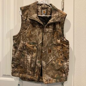 Carhartt zip up vest